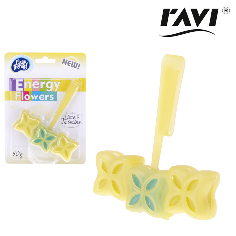 Zawieszka toaletowa Energy Flowers Lime and jasmine RAVI